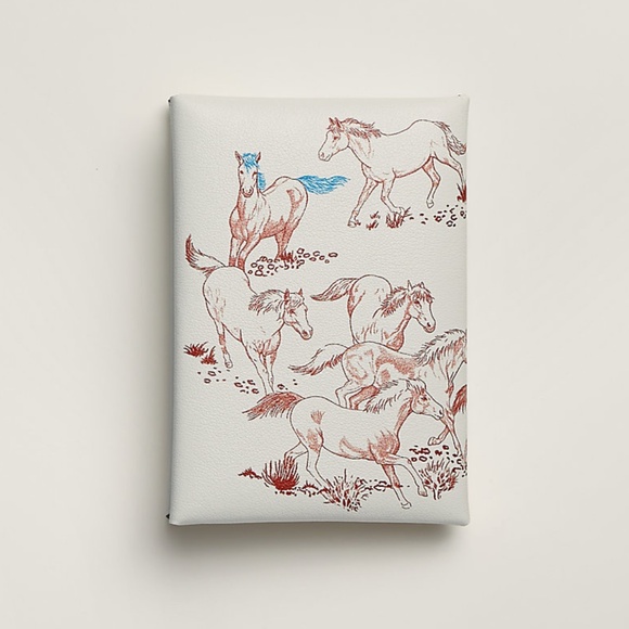 Hermes Calvi Duo Compact Card holder "Les Mustangs" - Picture 4 of 4